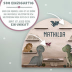 Aquarell-Regal "Dinowelt" für die Toniebox