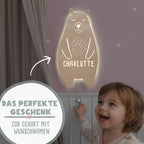 Nachtlicht „Milo der Mond“ personalisiert Laser