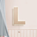 Nachtlicht „Buchstabe A-Z“ für Baby, Kind und Erwachsene personalisiert Laser