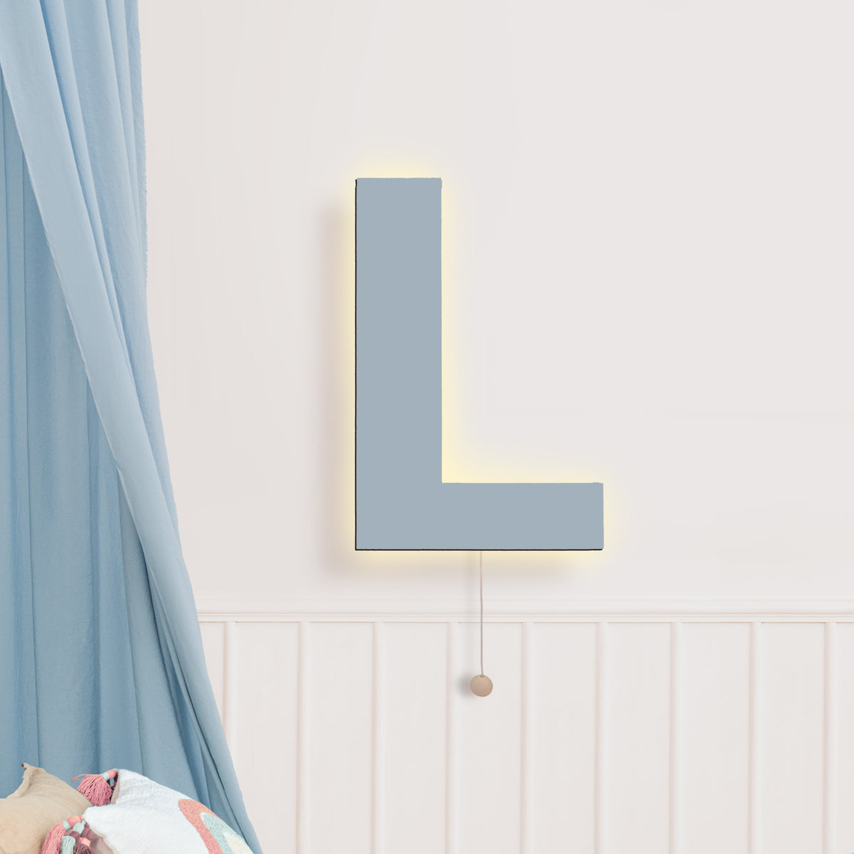 Nachtlicht „Buchstabe A-Z“ für Baby, Kind und Erwachsene personalisiert Laser