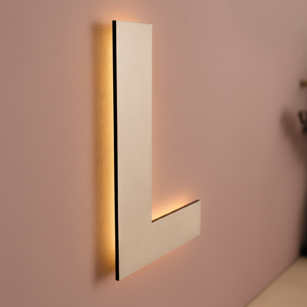 Nachtlicht „Buchstabe A-Z“ für Baby, Kind und Erwachsene personalisiert Laser