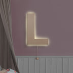 Nachtlicht „Buchstabe A-Z“ für Baby, Kind und Erwachsene personalisiert Laser
