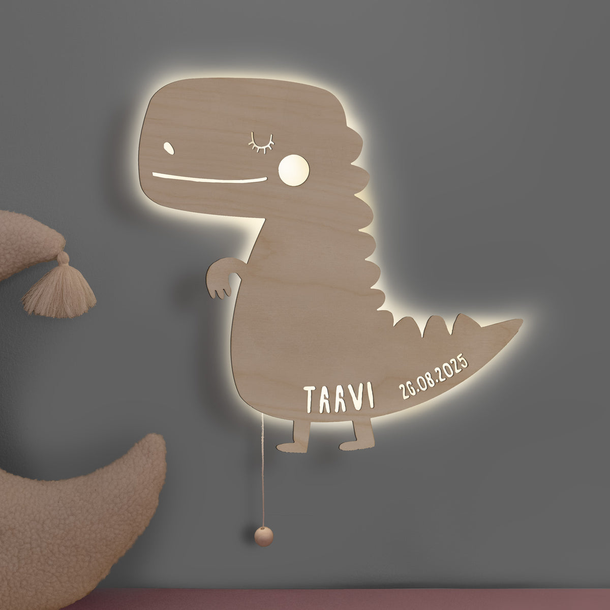 Nachtlicht „Dana der Dino“ personalisiert Laser