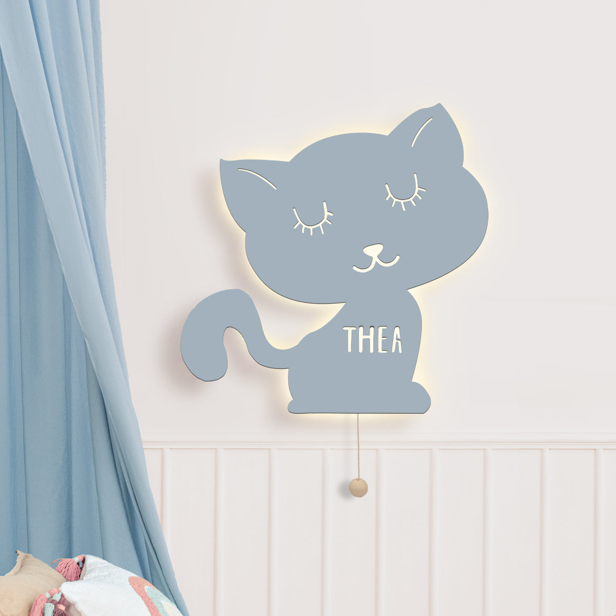 Nachtlicht „Kimi die Katze“ personalisiert Laser