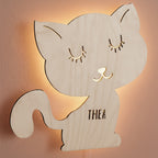 Nachtlicht „Kimi die Katze“ personalisiert Laser
