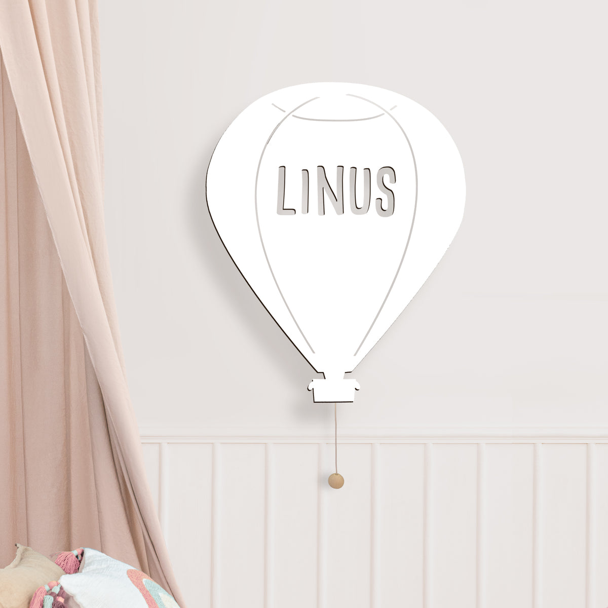 Nachtlicht „Bruno der Ballon“ personalisiert Laser