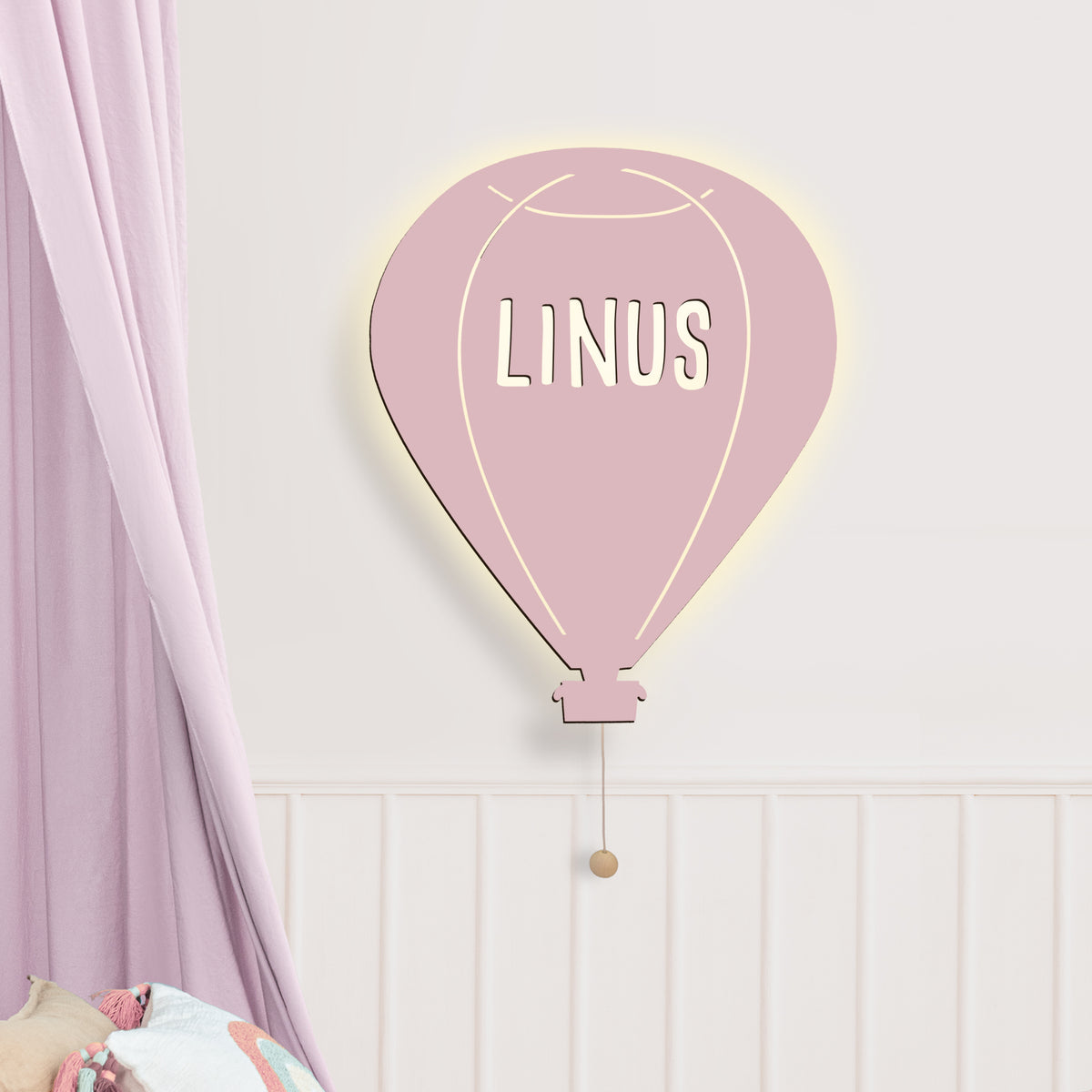 Nachtlicht „Bruno der Ballon“ personalisiert Laser