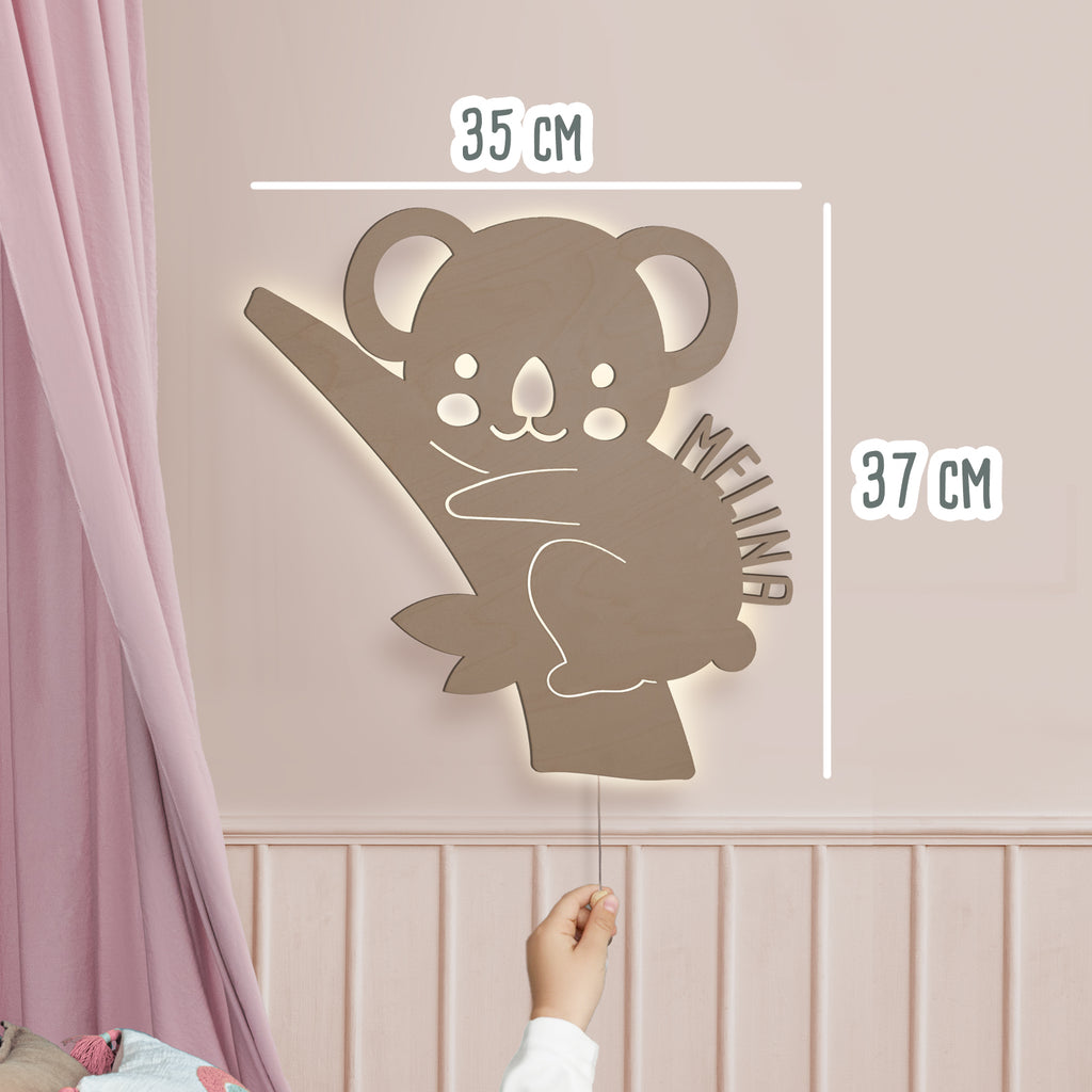 Nachtlicht „Kora der Koala“ personalisiert Laser
