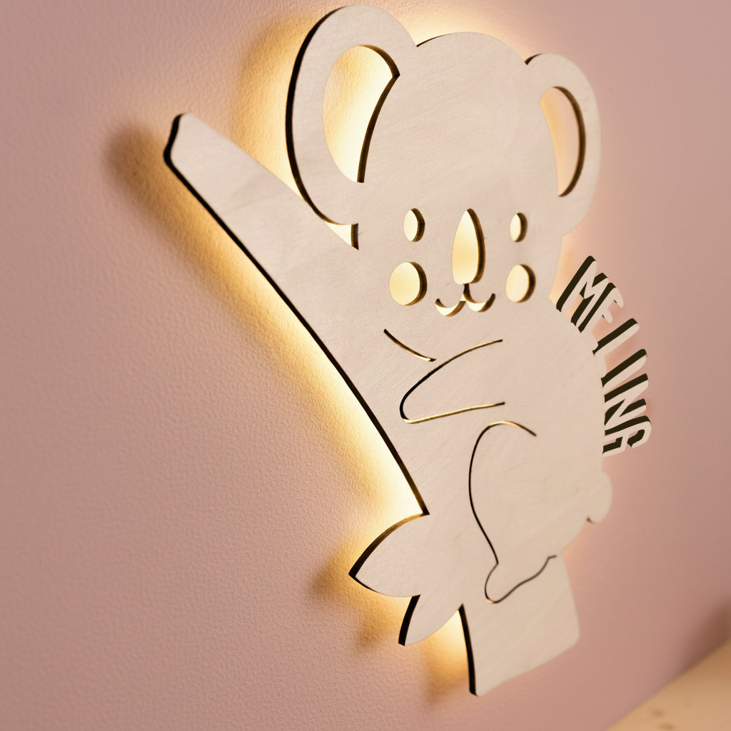 Nachtlicht „Kora der Koala“ personalisiert Laser