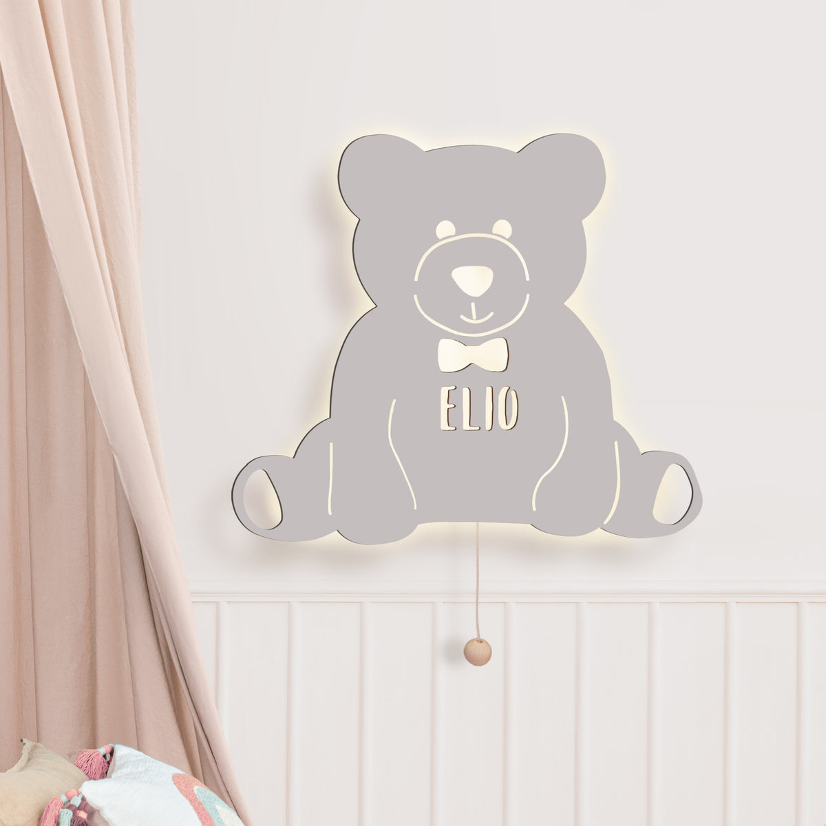 Nachtlicht „Theo der Teddy“ personalisiert Laser