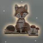 Aquarell-Regal "Fuchs" für die Toniebox