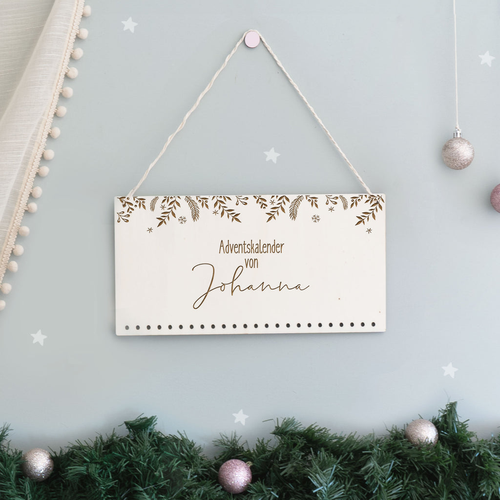 Beleuchteter Adventskalender "Zweige"