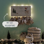 Beleuchteter Aquarell Adventskalender "Reh"