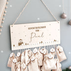 Beleuchteter Adventskalender "Winter Bär"