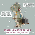 Aquarell-Regal "Dino" für die Toniebox