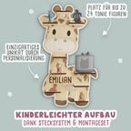 Aquarell-Regal "Giraffe" für die Toniebox