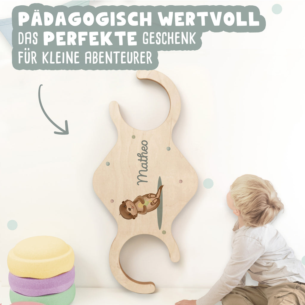 Abenteuerbrücke für Stapelstein® – Personalisierbar mit Namen - Form - Raute - Bedruckt