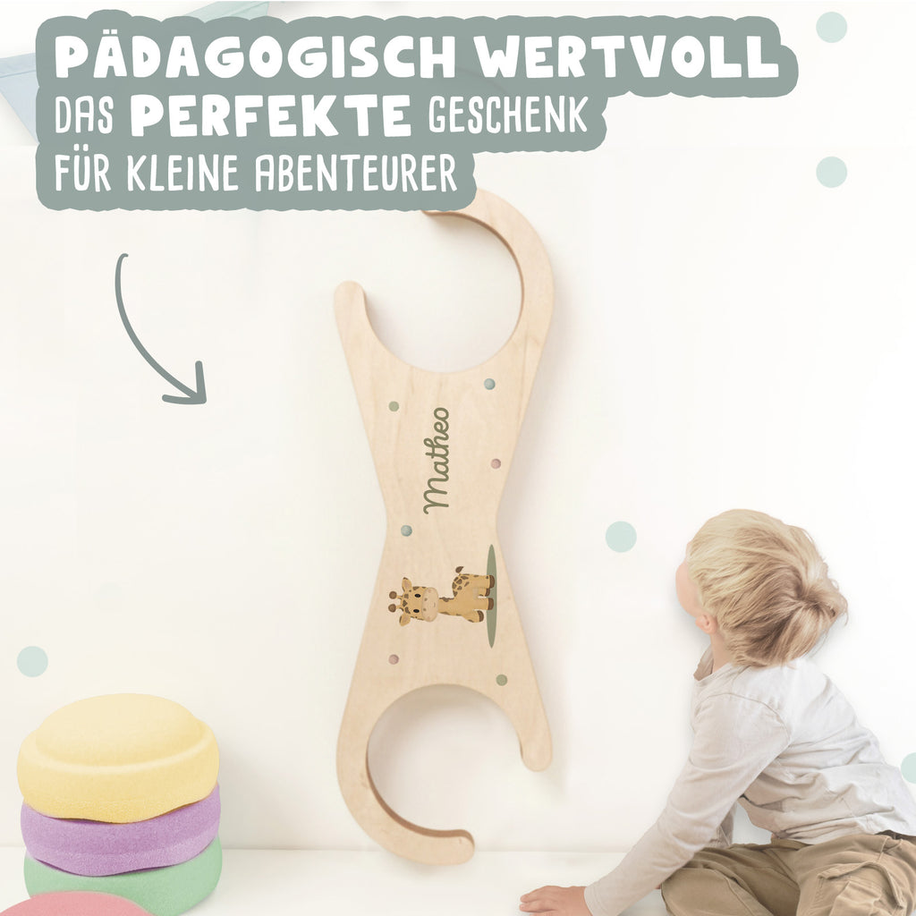Abenteuerbrücke für Stapelstein® – Personalisierbar mit Namen - Form - Sanduhr - Bedruckt