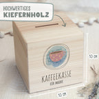 Spardose Würfel "Kaffeekasse Punkte"