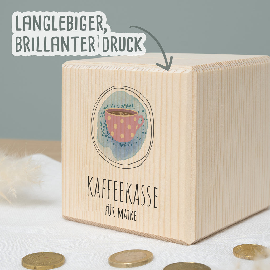 Spardose Würfel "Kaffeekasse Punkte"