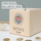 Spardose Würfel "Kaffeekasse Punkte"