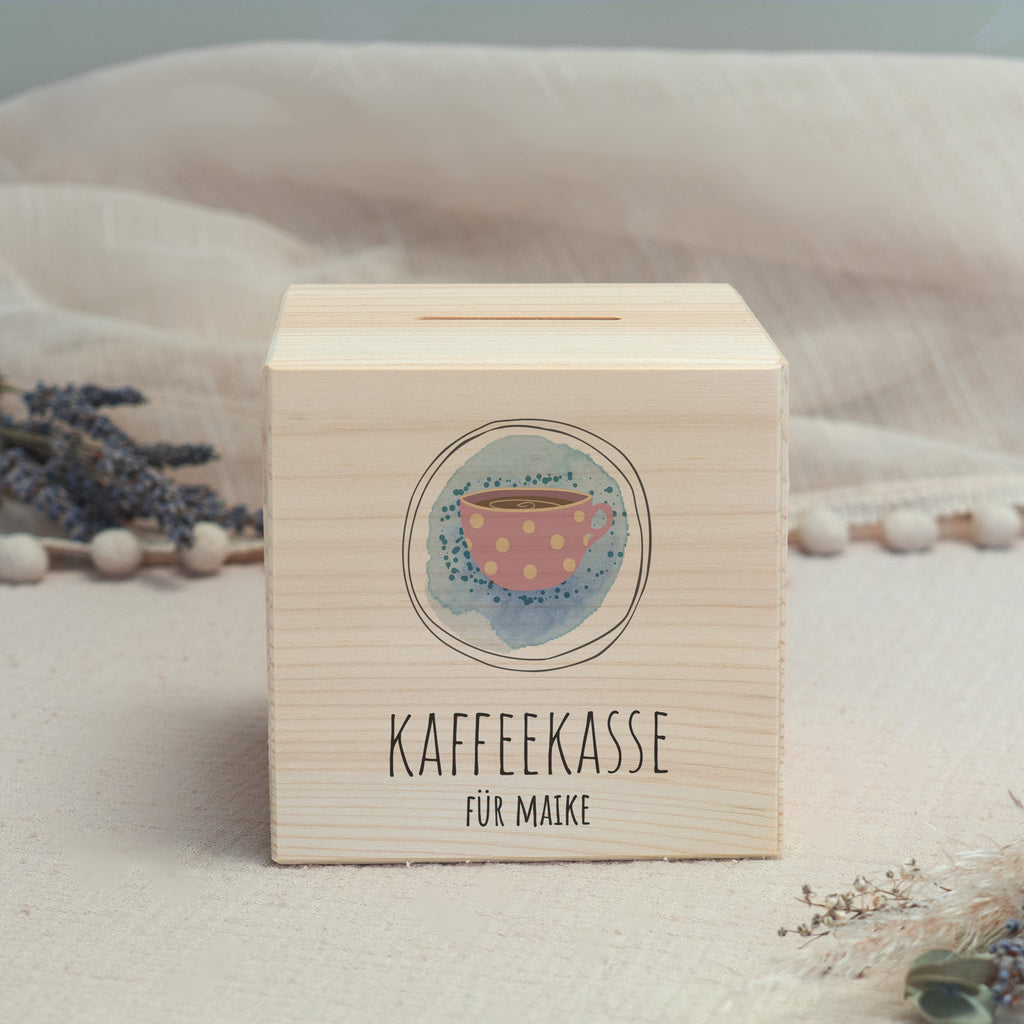 Spardose Würfel "Kaffeekasse Punkte"