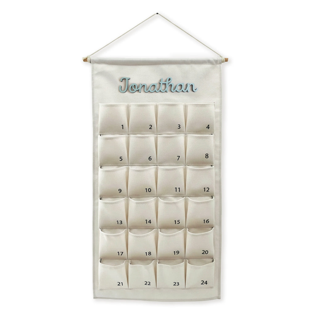 Adventskalender-Stoff personalisierbar