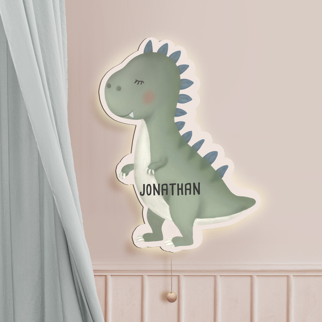 Aquarell Nachtlicht "Dino"
