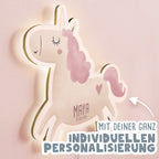 Aquarell Nachtlicht "Einhorn"