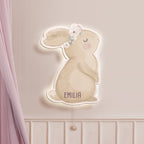 Aquarell Nachtlicht "Hase"