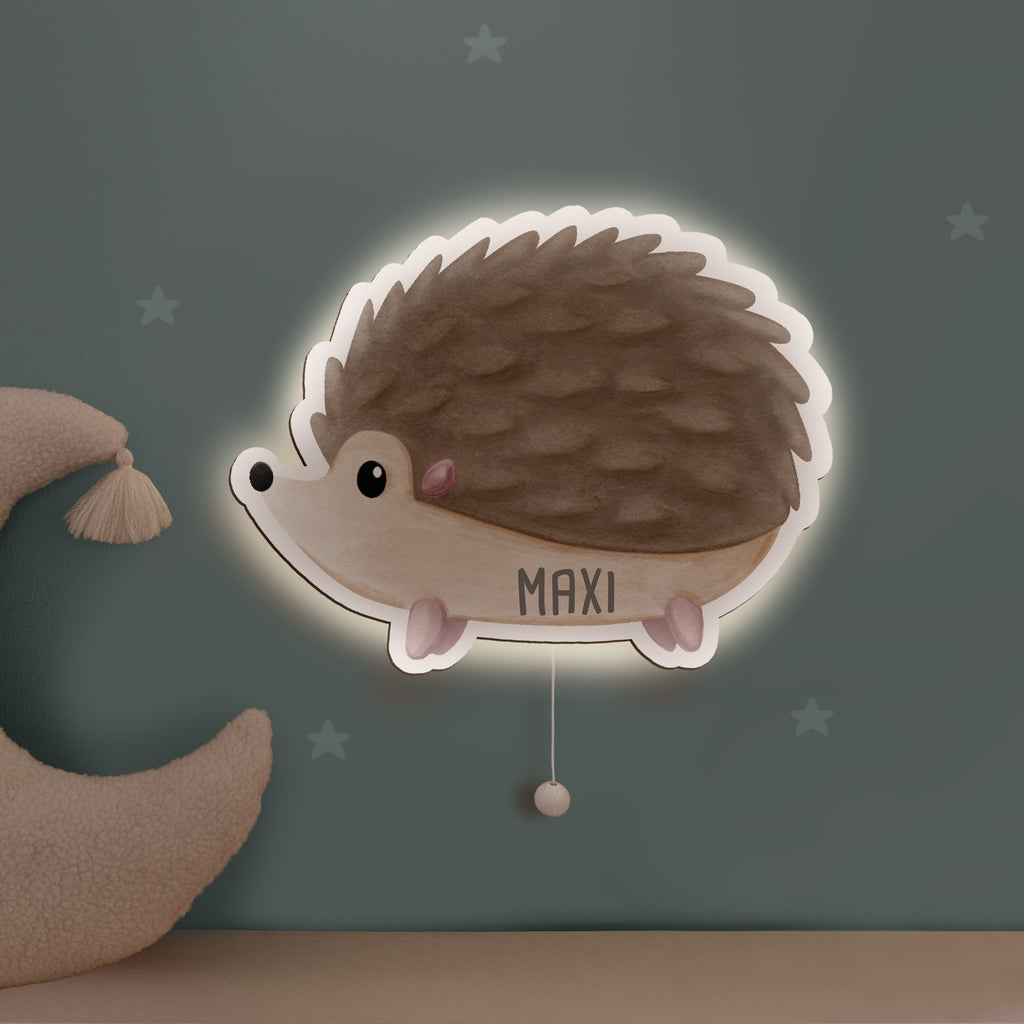 Aquarell Nachtlicht "Igel"