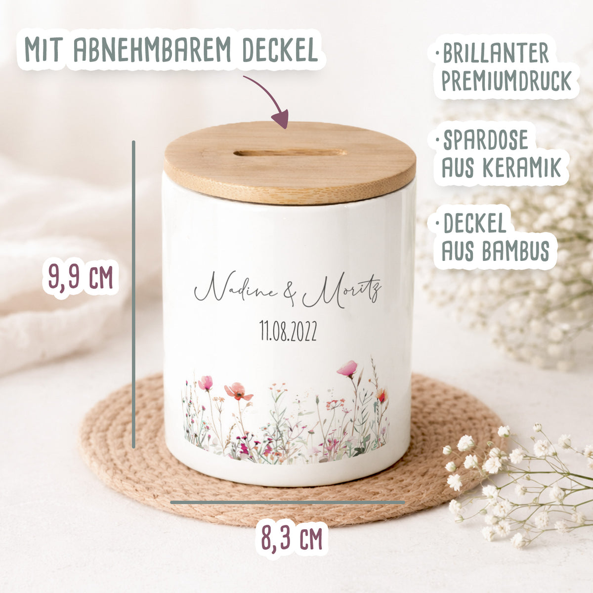 Personalisierte Spardose Erwachsene Neues Auto