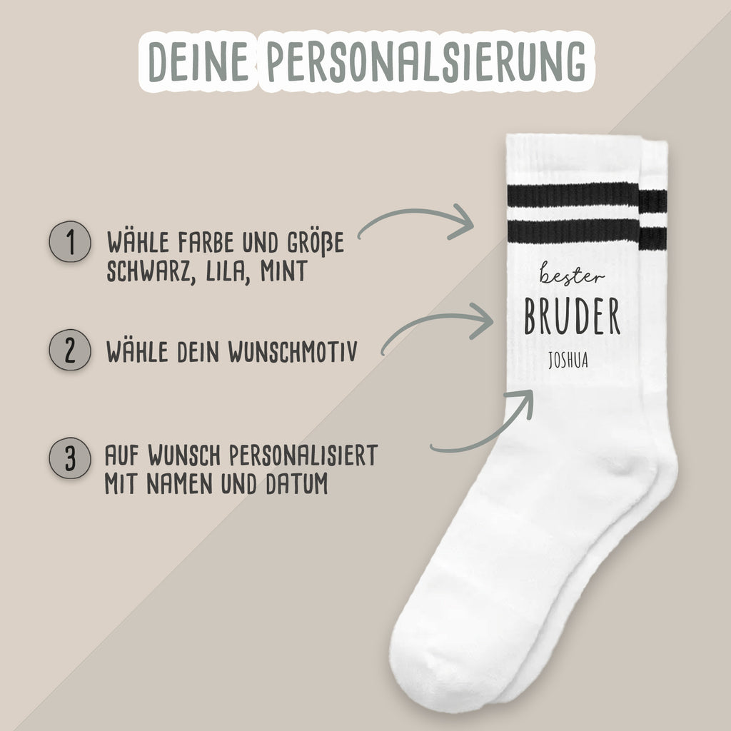Personalisierte Socken für Erwachsene "Sip Sip Hooray"