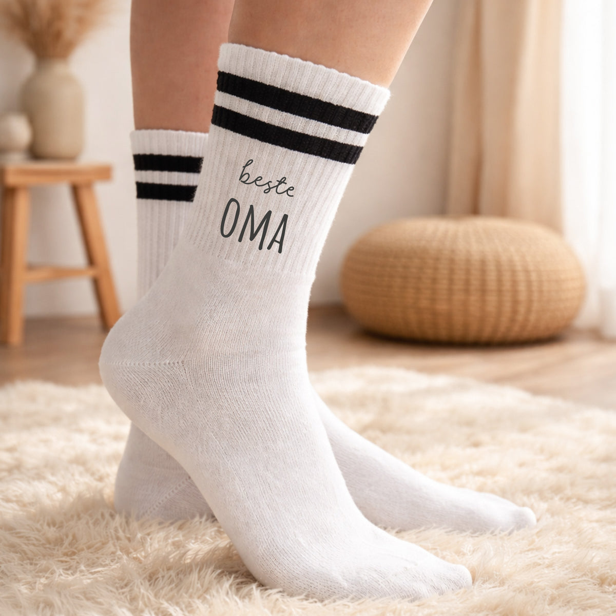 Personalisierte Socken für Erwachsene "Beste Oma"