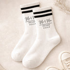 Personalisiertes Socken-Set zur Hochzeit "Mr. & Mrs."