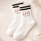 Personalisiertes Socken-Set zur Hochzeit "LOVE"