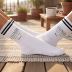 Personalisierte Socken für Erwachsene "Legendär seit"