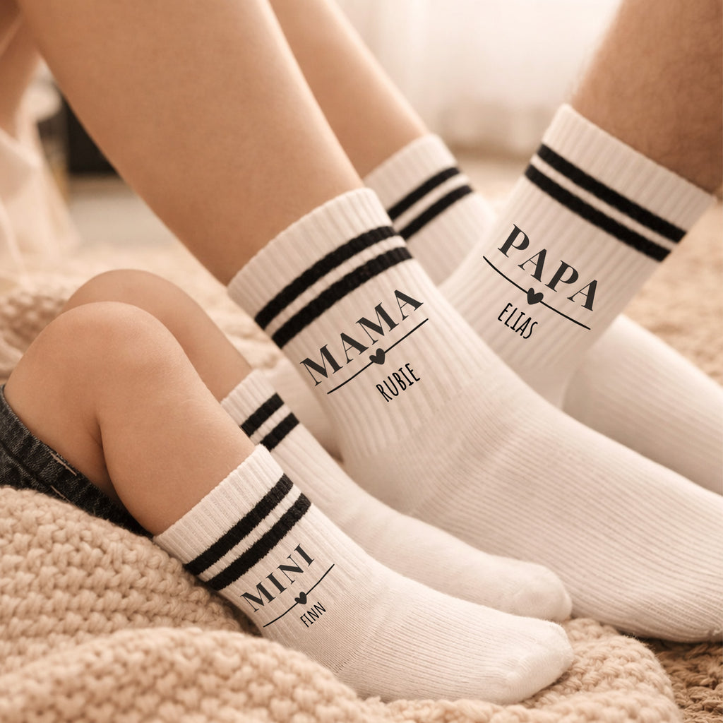 Personalisierte Socken für Erwachsene "Mama"
