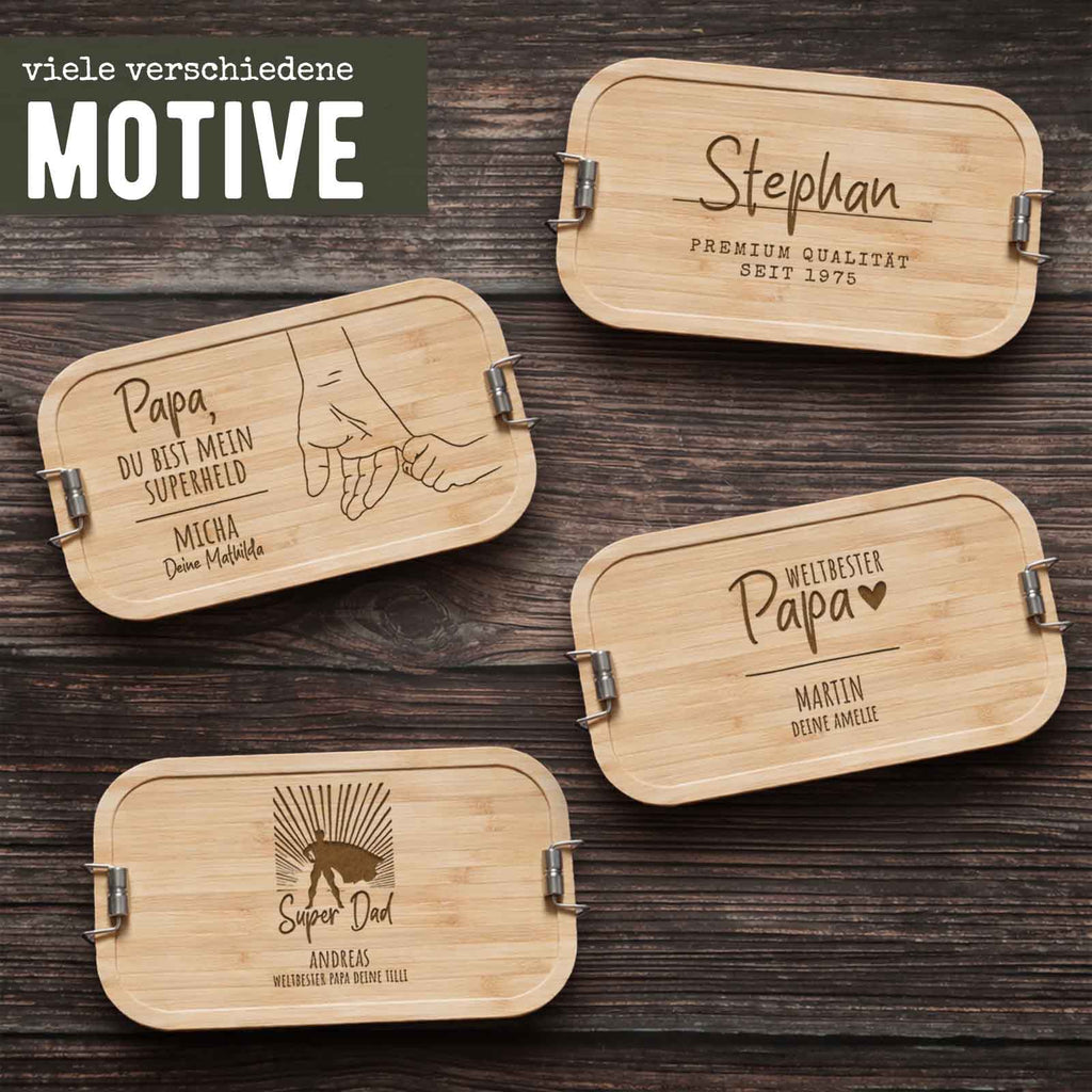 Lunchbox „Vater“ personalisiert Gravur