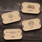 Lunchbox „Camping“ personalisiert Gravur