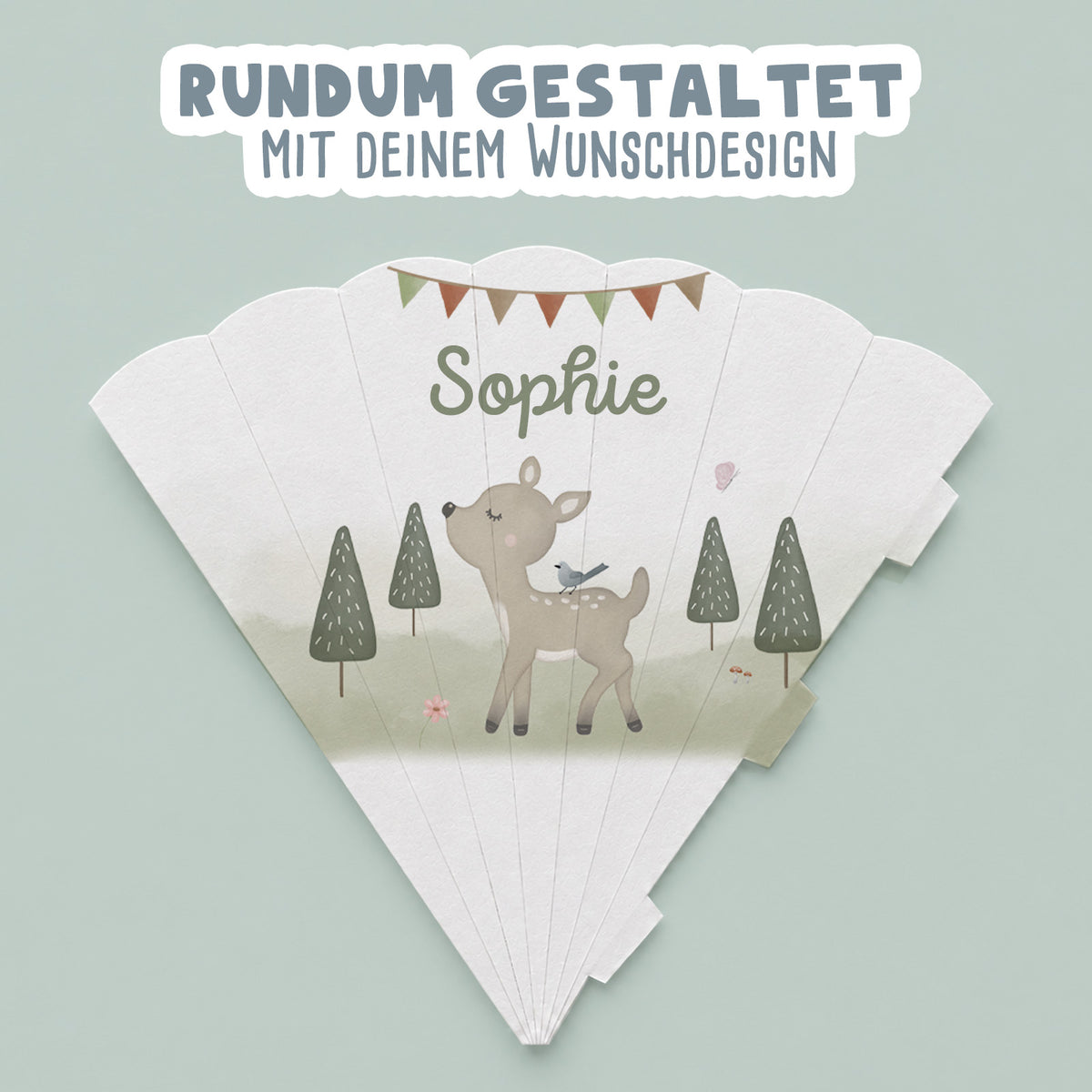 Personalisierte Schultüte "Waldtiere"