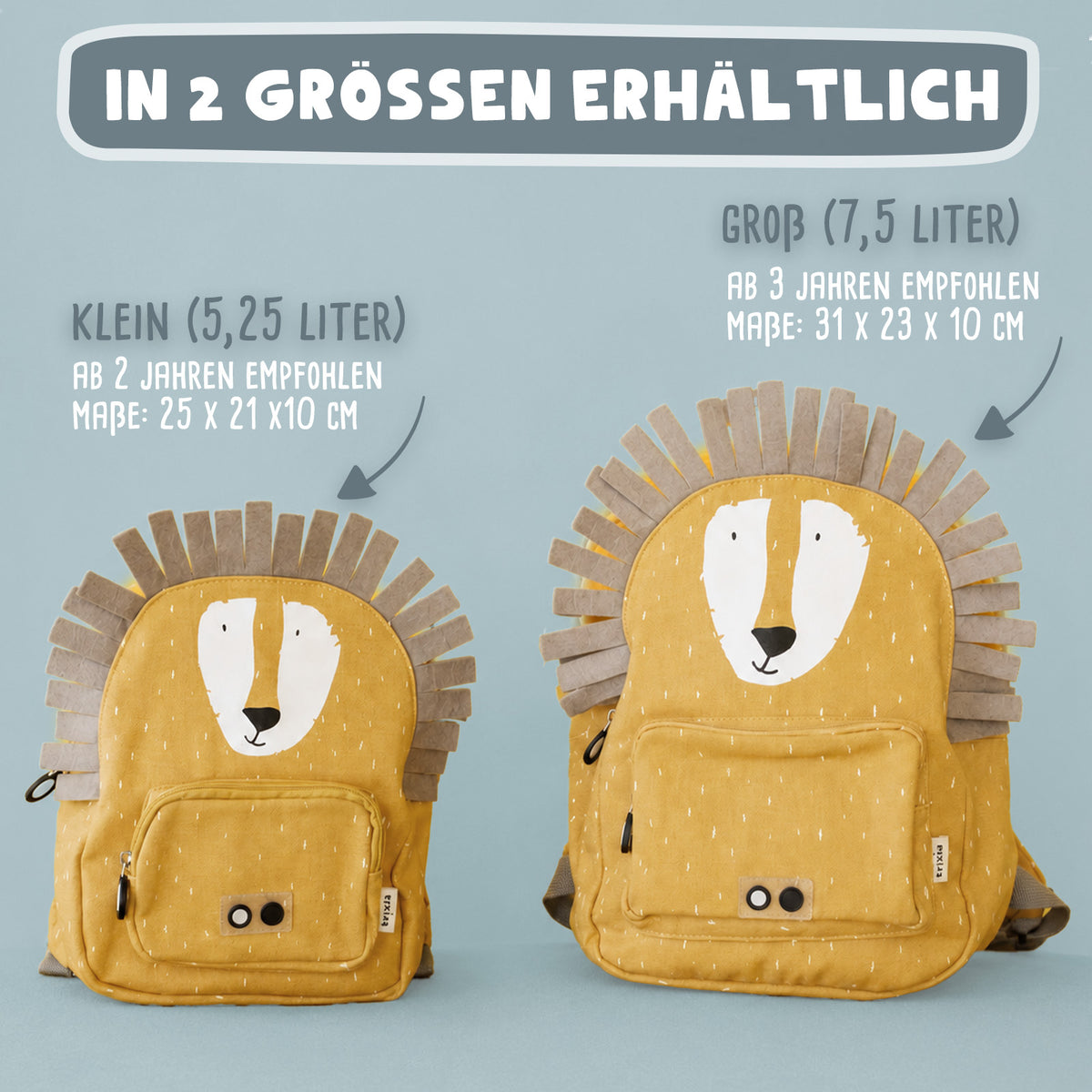 Trixie Rucksack „Mr. Lion“ Plott