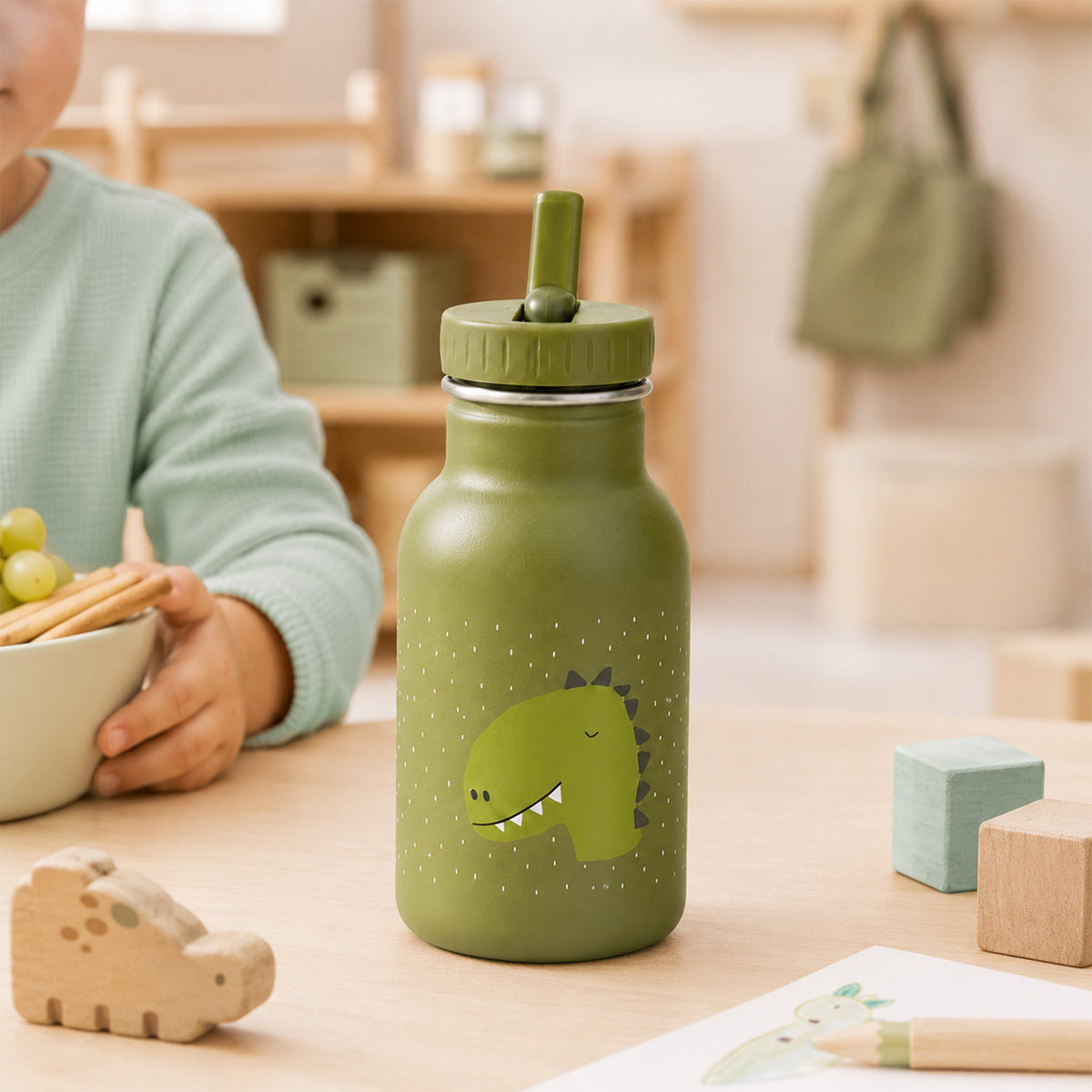 Trixie Trinkflasche personalisiert „Dino“