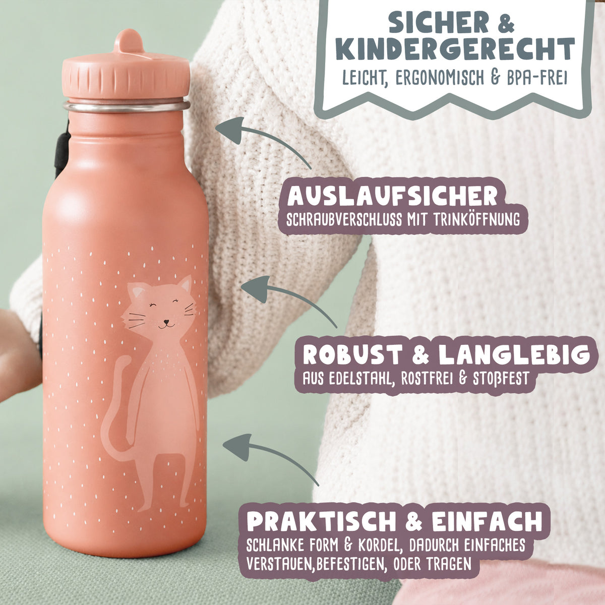 Trixie Trinkflasche personalisiert „Katze“
