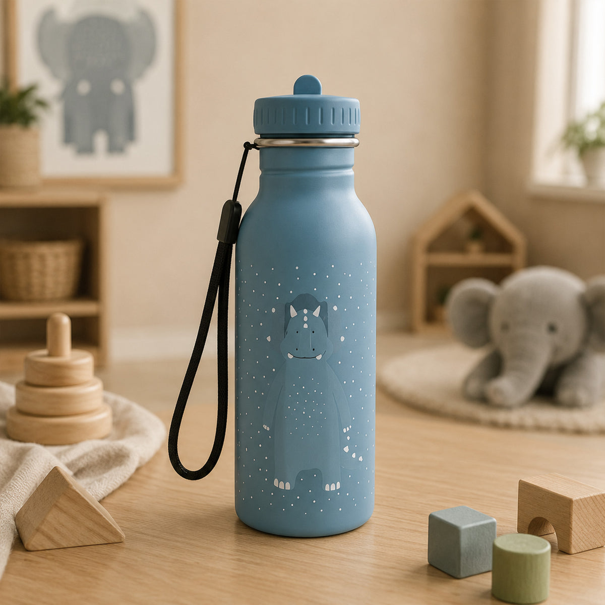 Trixie Trinkflasche personalisiert „Triceratops“