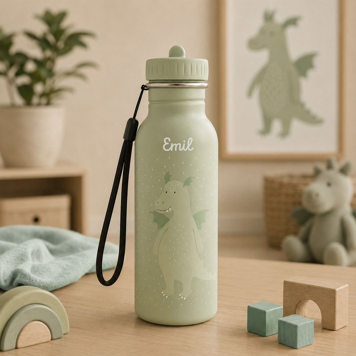 Trixie Trinkflasche personalisiert „Drache“