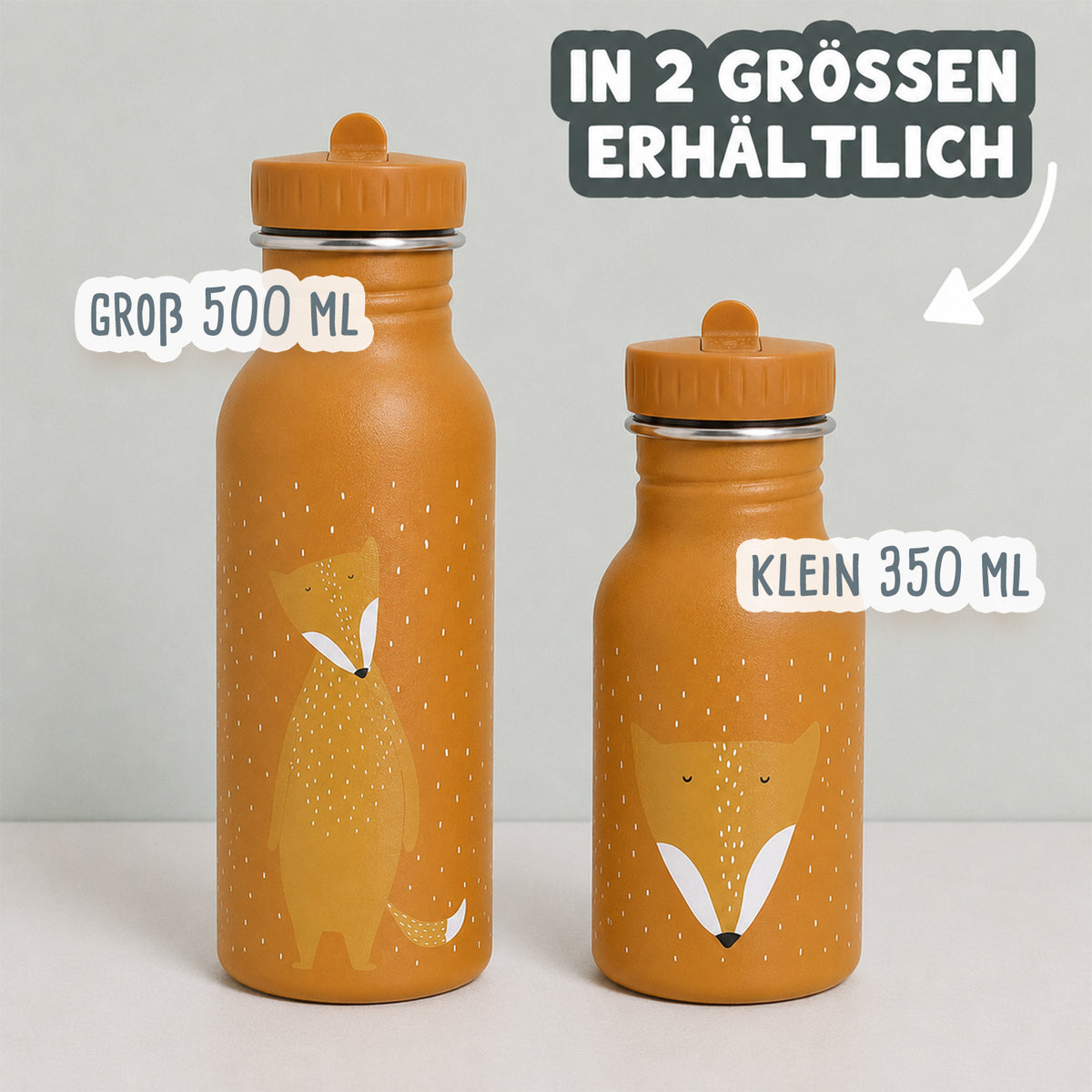 Trixie Trinkflasche personalisiert „Fuchs“