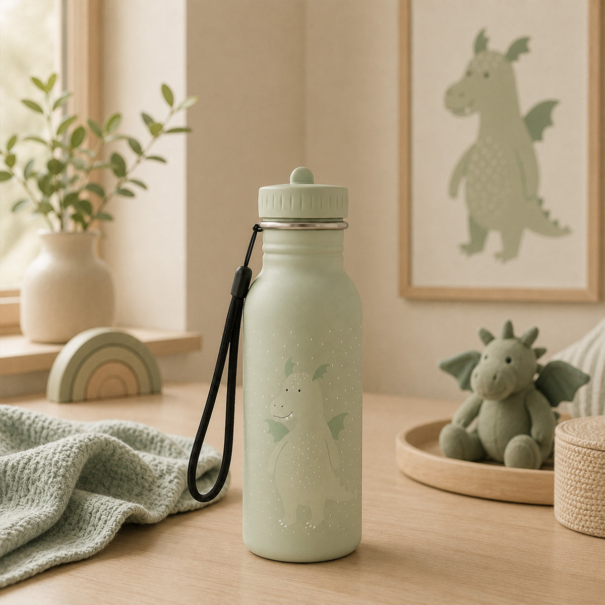 Trixie Trinkflasche personalisiert „Drache“