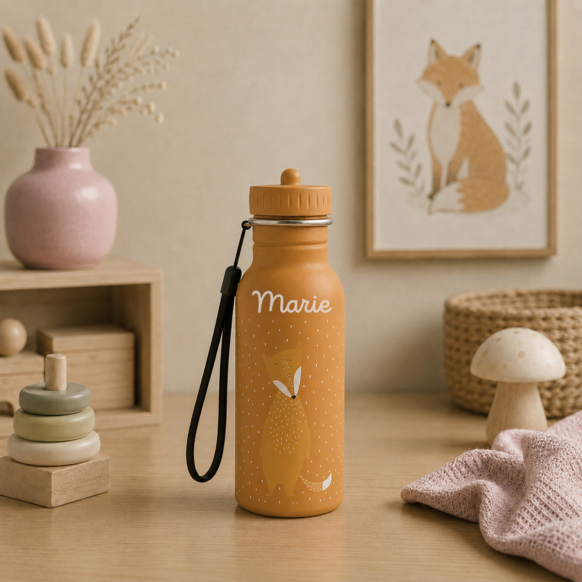 Trixie Trinkflasche personalisiert „Fuchs“