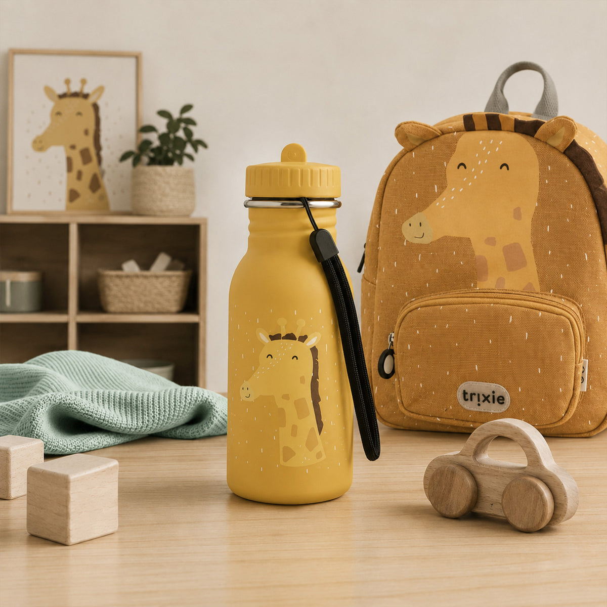 Trixie Trinkflasche personalisiert „Giraffe“